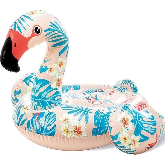 Φουσκωτό Ride On Θαλάσσης Intex Φλαμίνγκο 137x142x97cm - Πολύχρωμο image 0