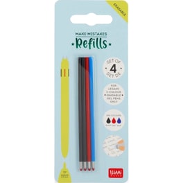 Erasable Gel Pen Refill Legami 4 Τεμάχια