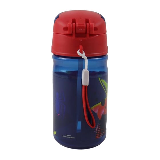 Παγούρι Gim Spiderman με Καλαμάκι 350 ml Μπλε image 3