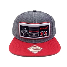 Καπέλο Bioworld Nintendo NES Controller Γκρι
