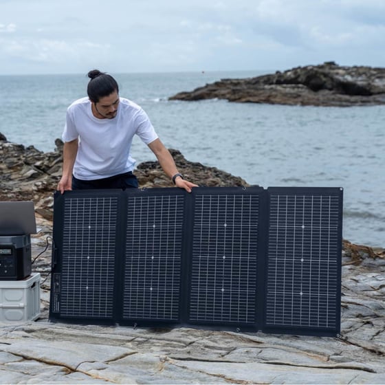 Αναδιπλούμενο Φορητό Ηλιακό Πάνελ ECOFLOW 220W Διπλής Όψης image 5