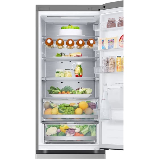 LG GBF7272DPY Total No Frost 386 Lt Ασημί Ψυγειοκαταψύκτης image 7