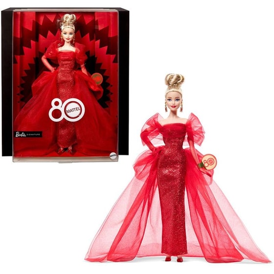 Barbie Signature Collectible Doll Mattel 80th Anniversary image 1