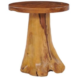 Τραπεζάκι Σαλονιού VidaXL από Μασίφ Ξύλο Teak 40x40cm - Καφέ