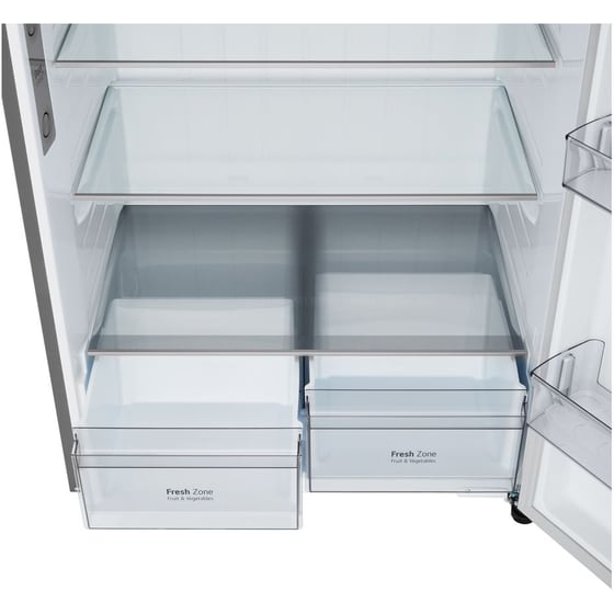 LG GTBV61PYBQD Total No Frost 612 Lt Ασημί Δίπορτο image 6