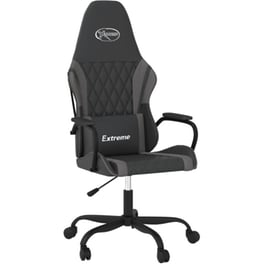 Καρέκλα Gaming VIDAXL 345537 από Τεχνητό Δέρμα - Μαύρη