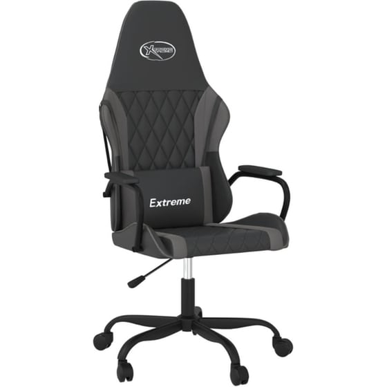 Καρέκλα Gaming VIDAXL 345537 από Τεχνητό Δέρμα - Μαύρη image 0