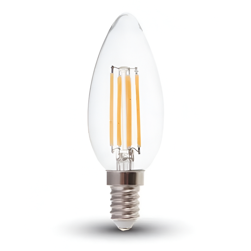 Λάμπα LED V-Tac E14 6w Filament – Θερμό Λευκό