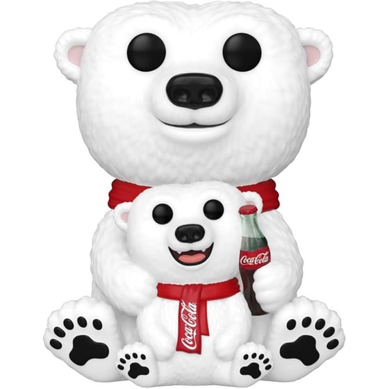 Funko Pop! Ad Icons - Coca Cola - Coca-Cola Polar Bear With Cub #241 image 0