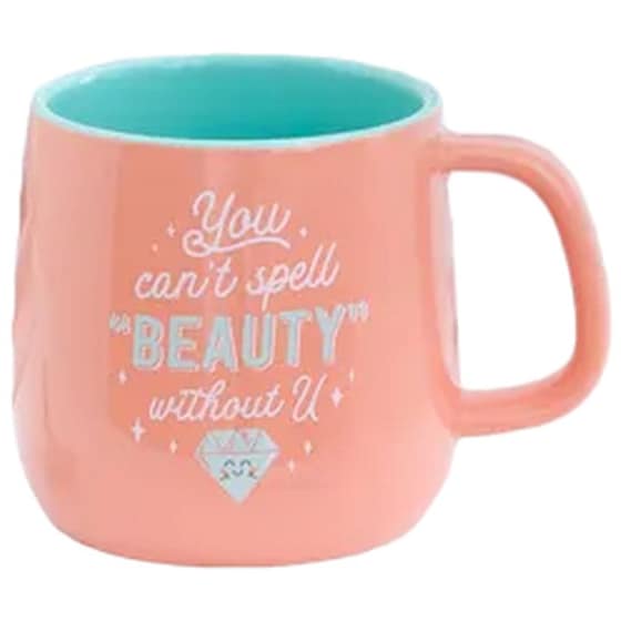 Κούπα Mr. Wonderful You Can’t Spell “Beauty” Without U Κεραμική 365 ml - Πολύχρωμο image 0