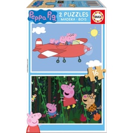 Ξύλινο Παιδικό Puzzle Peppa Pig 16pcs Για 3+ Ετών Educa (17157)