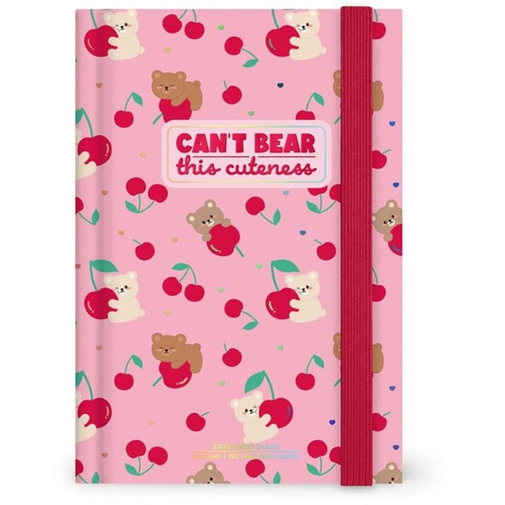 Ημερολόγιο Ημερήσιο 2027 16Μ Medium Teddy Bear Cherry Pink image 0