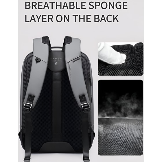 Τσάντα Laptop Bange 7238 15.6" Αδιάβροχη - Μαύρο image 8