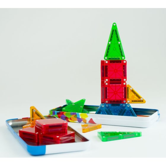Magna-Tiles® Micromags Travel Set Μαγνητικό Παιχνίδι Κατασκευών - 26 Κομμάτια (244026) image 6