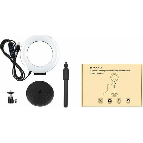 Ring Light Puluz Pu391 LED 12cm - Πολύχρωμο image 1