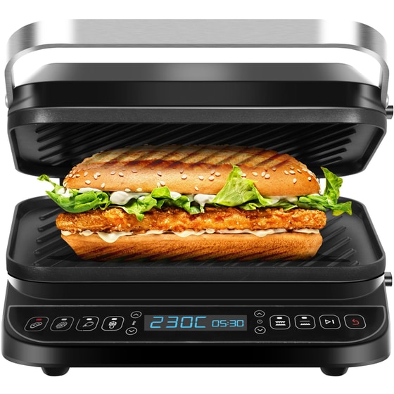 TURBOTRONIC TT-CG900 2000 W Ασημί Ψηστιέρα - Γκριλιέρα image 1