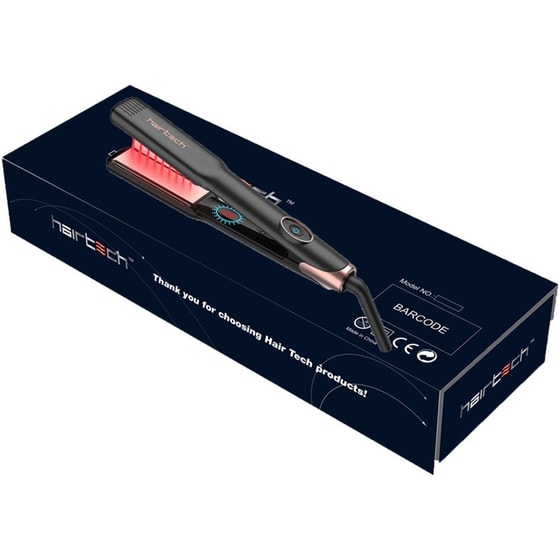 HAIRTECH Infrared HT095L Titanium Ionic Ισιωτικό Μαλλιών Μαύρο image 1