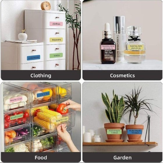 Κασέτα Ετικετογράφου NIIMBOT 12x40mm 160 Ετικέτες - Ροζ image 2