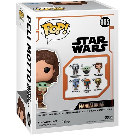 Funko Pop! Star Wars - The Mandalorian - Peli Motto with Grogu #665 image 1