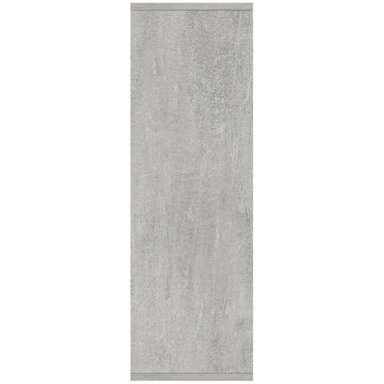 Βιβλιοθήκη VidaXL από Μοριοσανίδα 50x25x80 cm - Γκρι image 4
