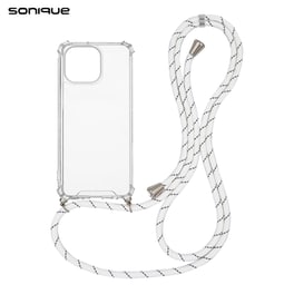Θήκη Apple iPhone 14 Pro Max - Sonique Armor Clear - Rainbow Λευκό