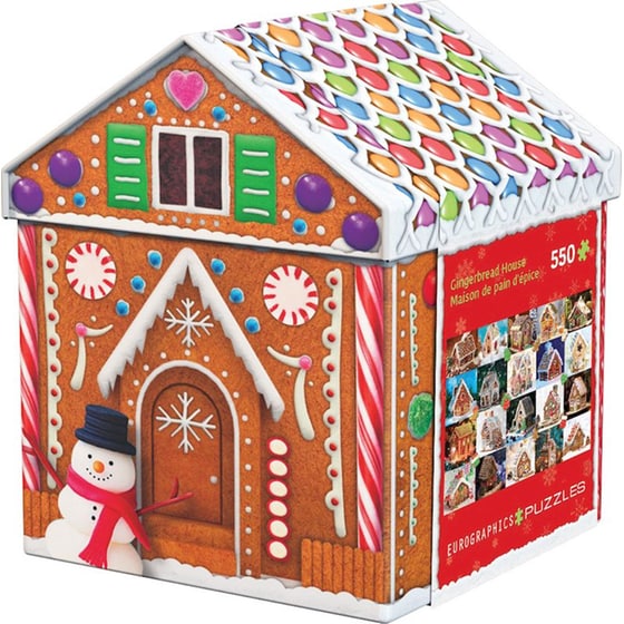 Παζλ Eurographics Gingerbread House Tin (550 Κομμάτια) image 0