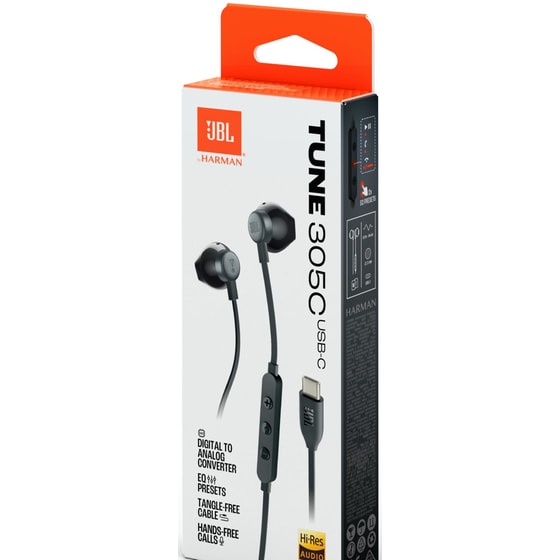 Ακουστικά Handsfree JBL Tune 305C USB-C - Μαύρο image 6