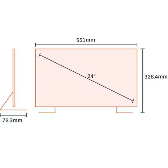 Kydos LED 24" HD Ready Android Τηλεόραση K24AH22SD0112V image 2