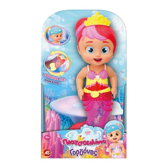 Πλατσουλίνια Shimmer Mermaids Κούκλα Μπάνιου image 13