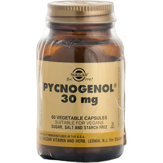 Ειδικό Συμπλήρωμα Διατροφής Solgar Pycnogenol 30mg - 60 κάψουλες image 0