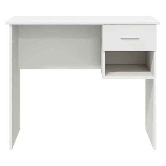 Γραφείο VidaXL από Επεξεργασμένο Ξύλο 90x49x75 cm - Λευκό image 4