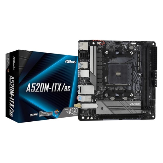 Asrock A520M-ITX/ac AMD A520 Mini ITX με Socket AMD AM4 image 4