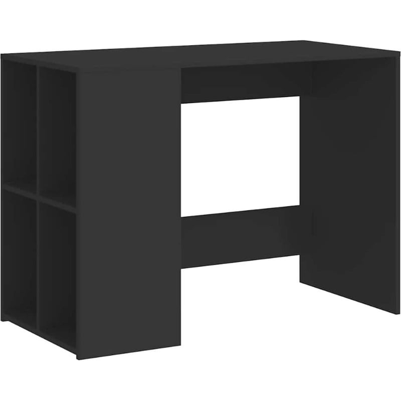 Γραφείο VidaXL από Επεξεργασμένο Ξύλο 102x50x75 cm - Μαύρο