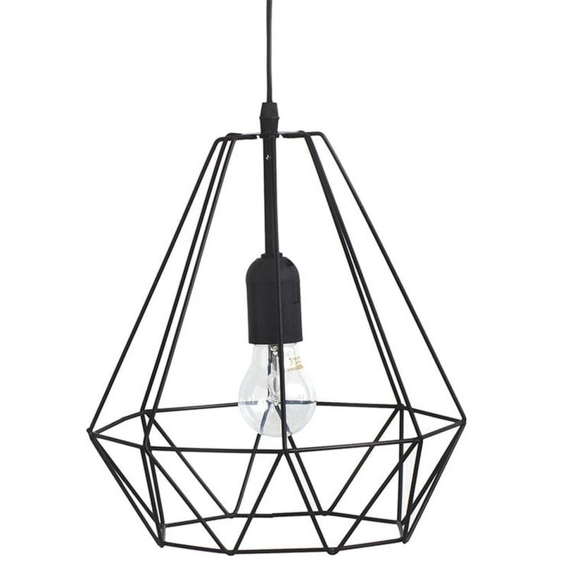 SPITISHOP Φωτιστικό Οροφής Μονόφωτο Spitishop A-s Drim 145119 Μεταλλικό - Μαύρο