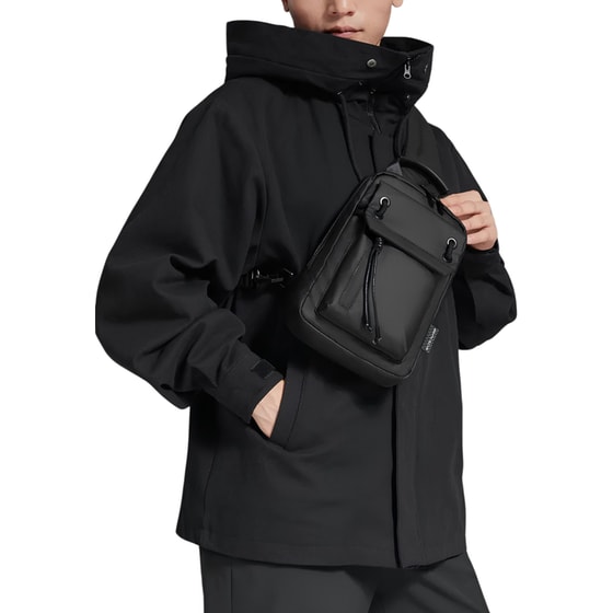 Τσαντάκι Ώμου Crossbody Arctic Hunter XΒ00526 με Θήκη Tablet 3lt - Μαύρο image 5