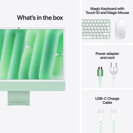 Apple iMac 24" 4.5K Retina Display (Apple M6 12C/16GB/256GB SSD/12C GPU) - Green image 7