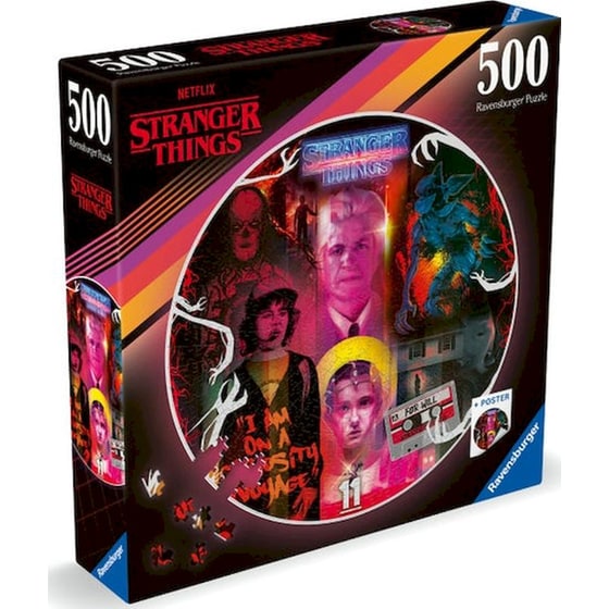 Παζλ Ravensburger Netflix Stranger Things με Poster (500 Κομμάτια) image 1