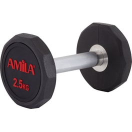 Βαράκι Δεκάγωνο 2.5kg Amila TPU Series 90621 από Ατσάλι - Μαύρο