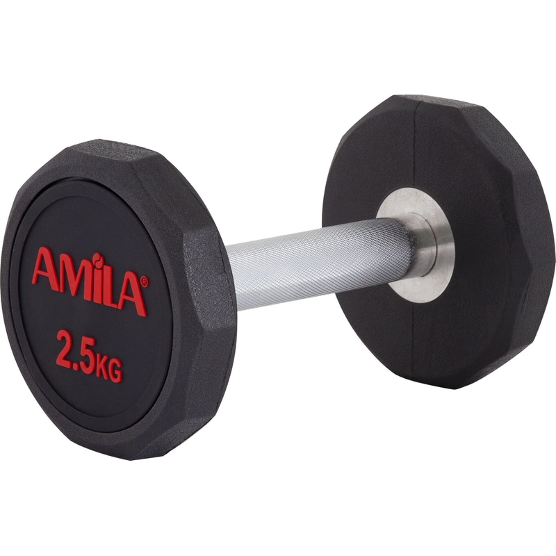 AMILA Βαράκι Δεκάγωνο 2.5kg Amila TPU Series 90621 από Ατσάλι - Μαύρο