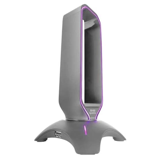 Mars Gaming MHHX Βάση Στήριξης Ακουστικών με RGB Φωτισμό Γκρι image 2