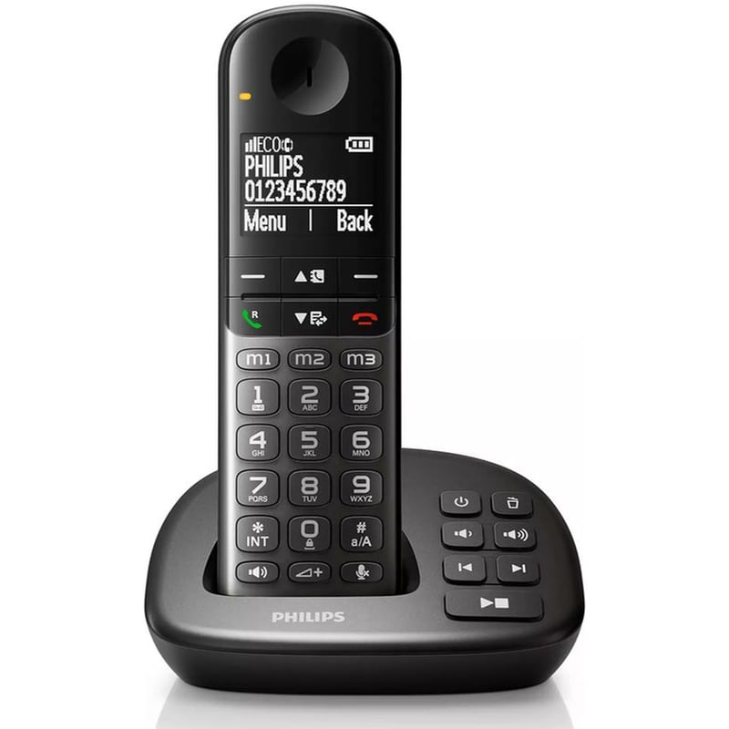 Ασύρματο Τηλέφωνο Philips XL4951DS/34 - Black