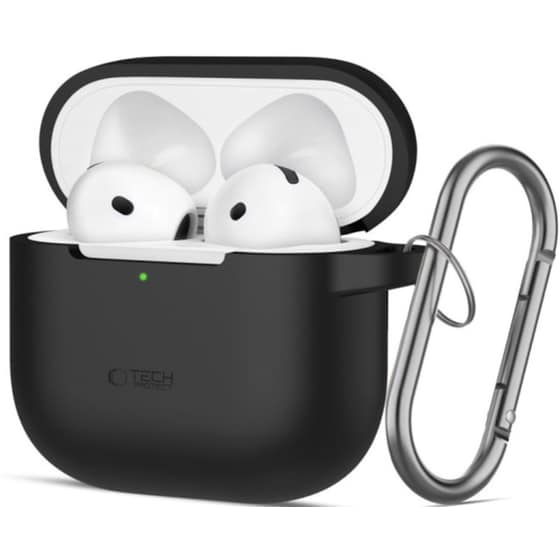 Θήκη Ακουστικών Tech Protect Apple Airpods 4th Gen - Μαύρο image 0