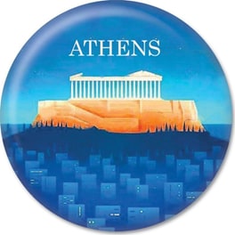 Μαγνήτης GNF THINKOFGREECE Ακρόπολη 5.9 cm