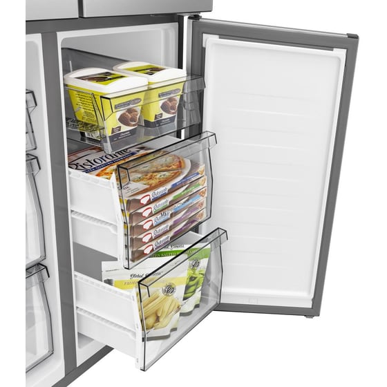 HISENSE RQ5P470SMIE Total No Frost 460 Lt Ασημί Ψυγείο Ντουλάπα image 4