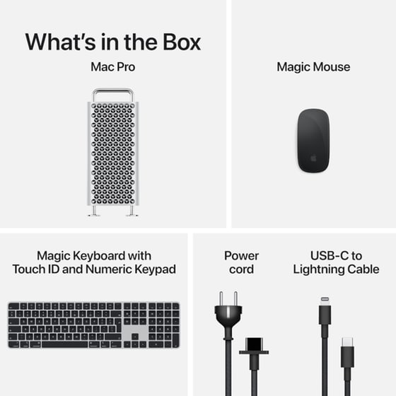 Apple Mac Pro Tower with M2 Ultra Chip (Apple M2 Ultra/64GB/1TB SSD/24C CPU/60C GPU) image 7