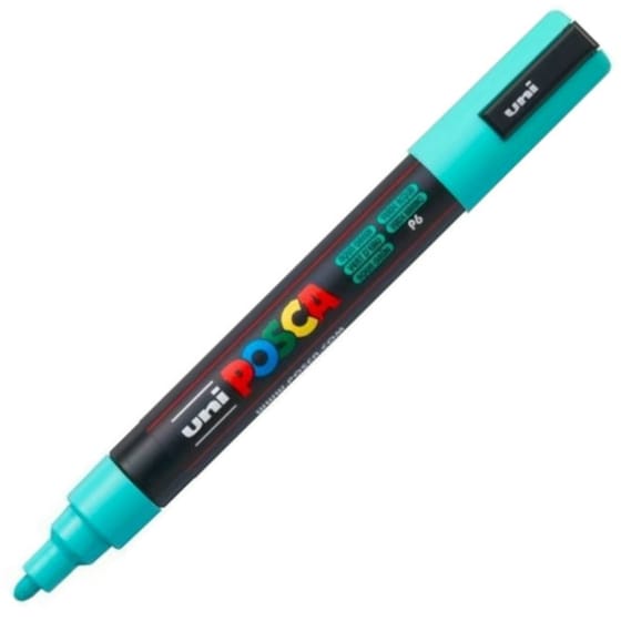 Μαρκαδόρος Posca Uni PC-5M Γαλάζιο image 0
