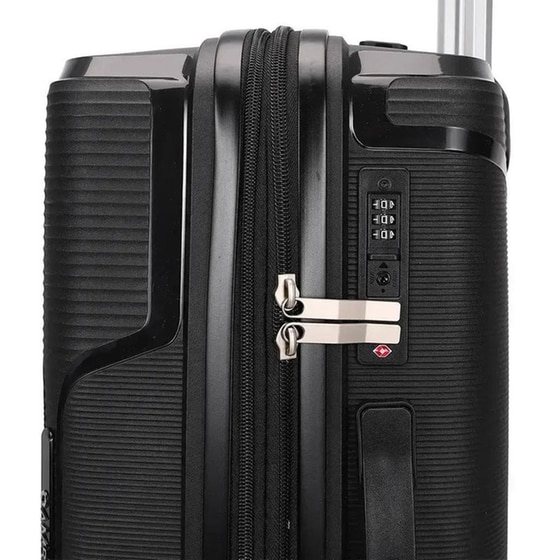 Βαλίτσα Καμπίνας Amber Μαύρο image 4