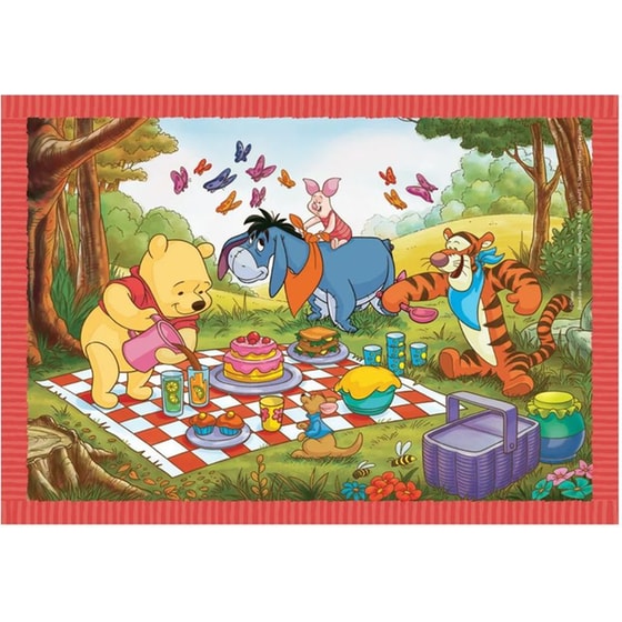 Παζλ Clementoni Super Color 4in1 Disney Winnie The Pooh image 1