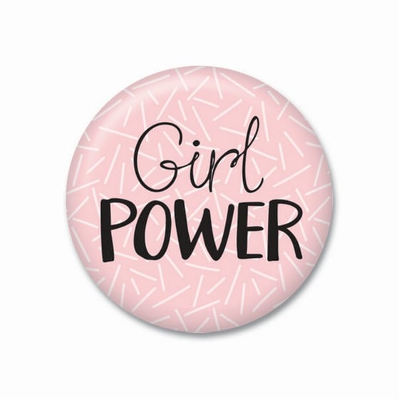 Μαγνήτης GNF Thinkofme Small Girl Power - Ροζ image 0