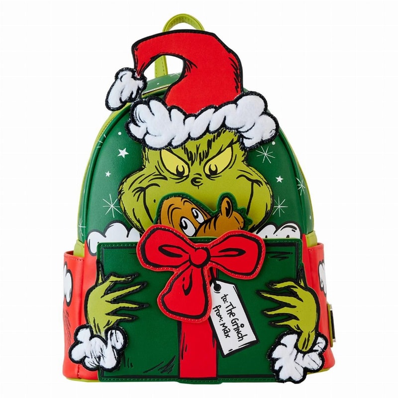Τσάντα Σακίδιο Loungefly – Dr Seuss: Grinch Santa Cosplay